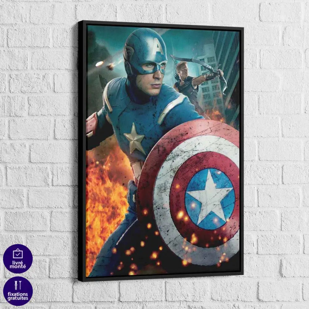 Tableau Marvel Captain America - Montableaudeco