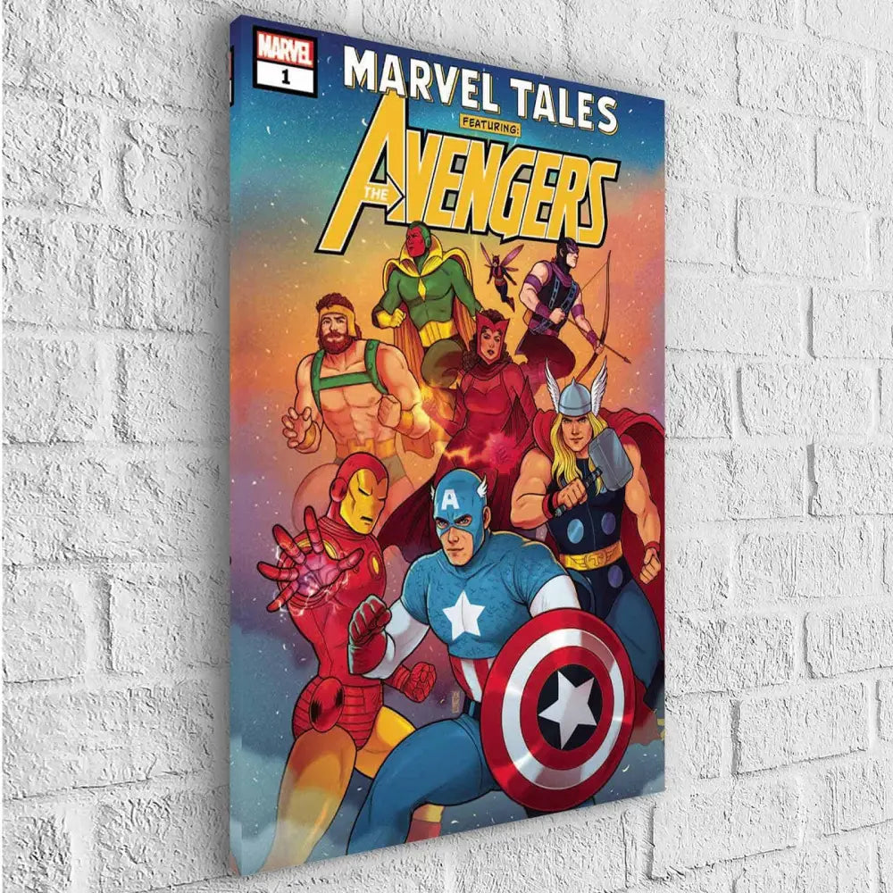 Tableau Marvel Couverture Bd Vintage - Montableaudeco
