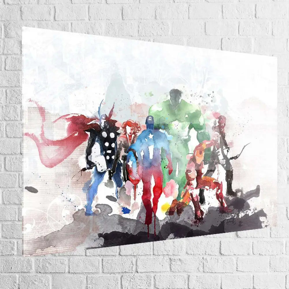 Tableau Marvel L’aquarelle 40x60cm / Plexiglas Tableau Marvel