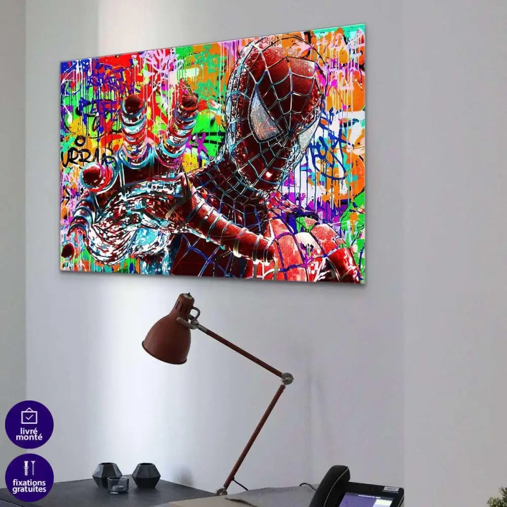 Tableau Marvel Spiderman Tag - Montableaudeco