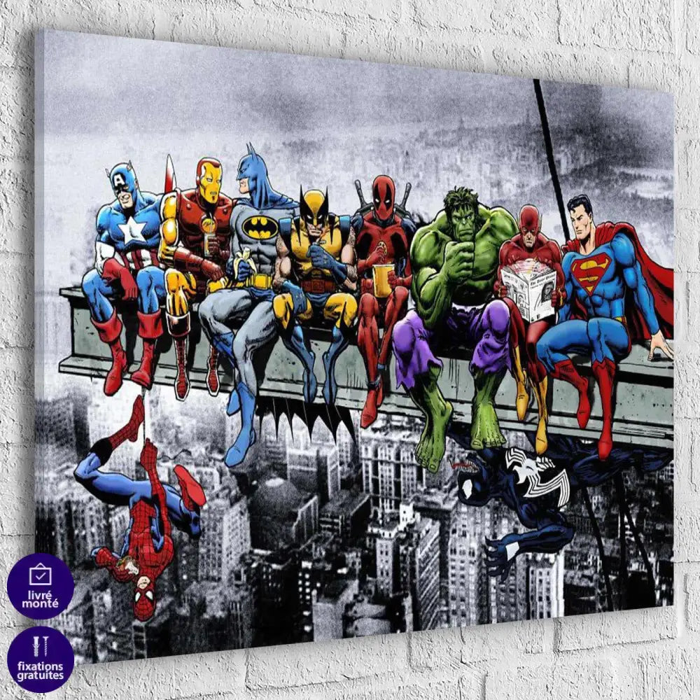 Tableau Marvel Super Héros No Job - Montableaudeco