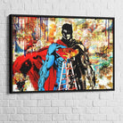 Tableau Marvel Superman Batman Héros - Montableaudeco