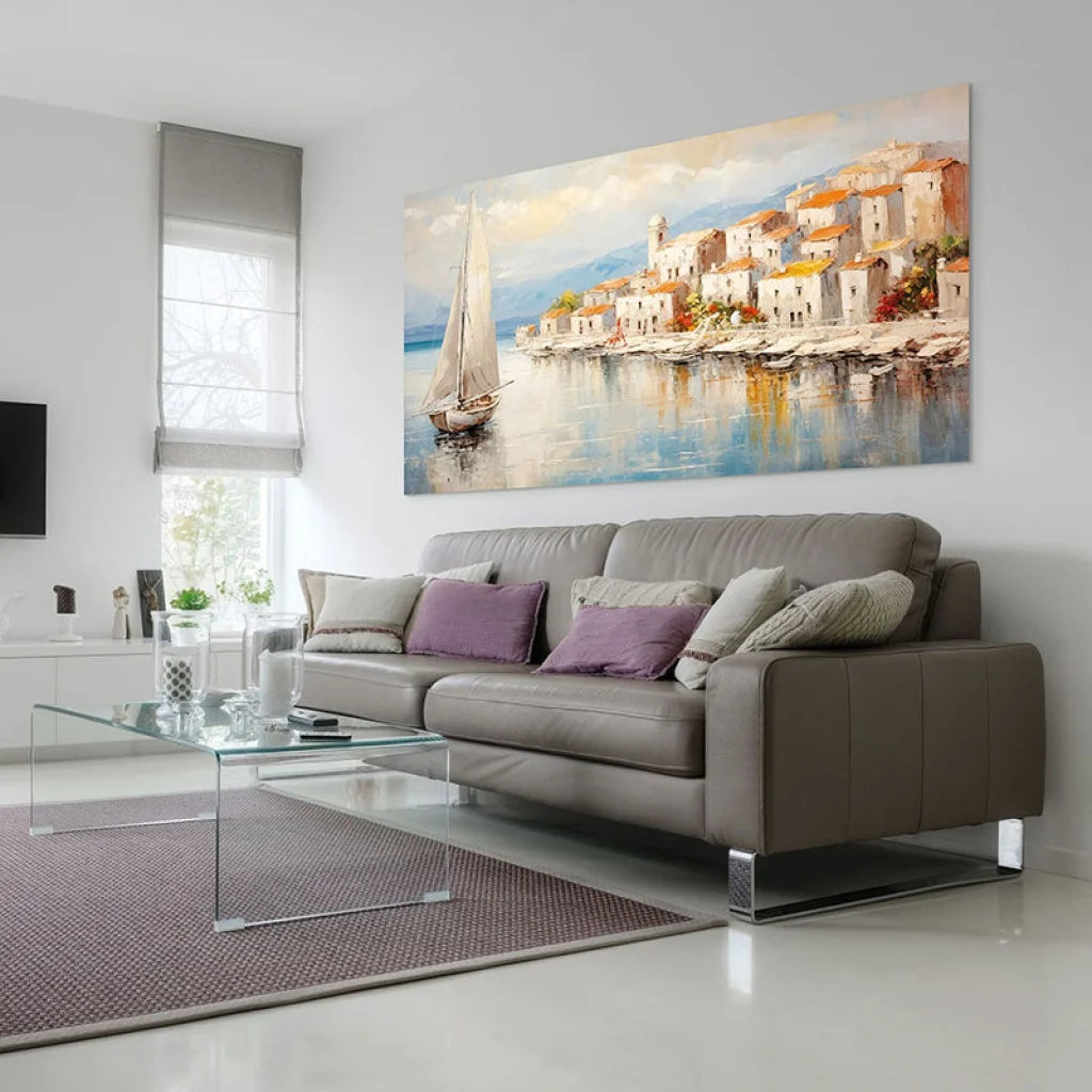 Tableau Mer Matinée en Bord de Mer Tableau Arbre