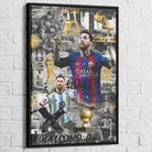 Tableau Messi Le Ballon D'or 3