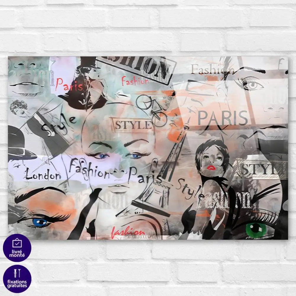 Tableau Mode Paris London - Montableaudeco