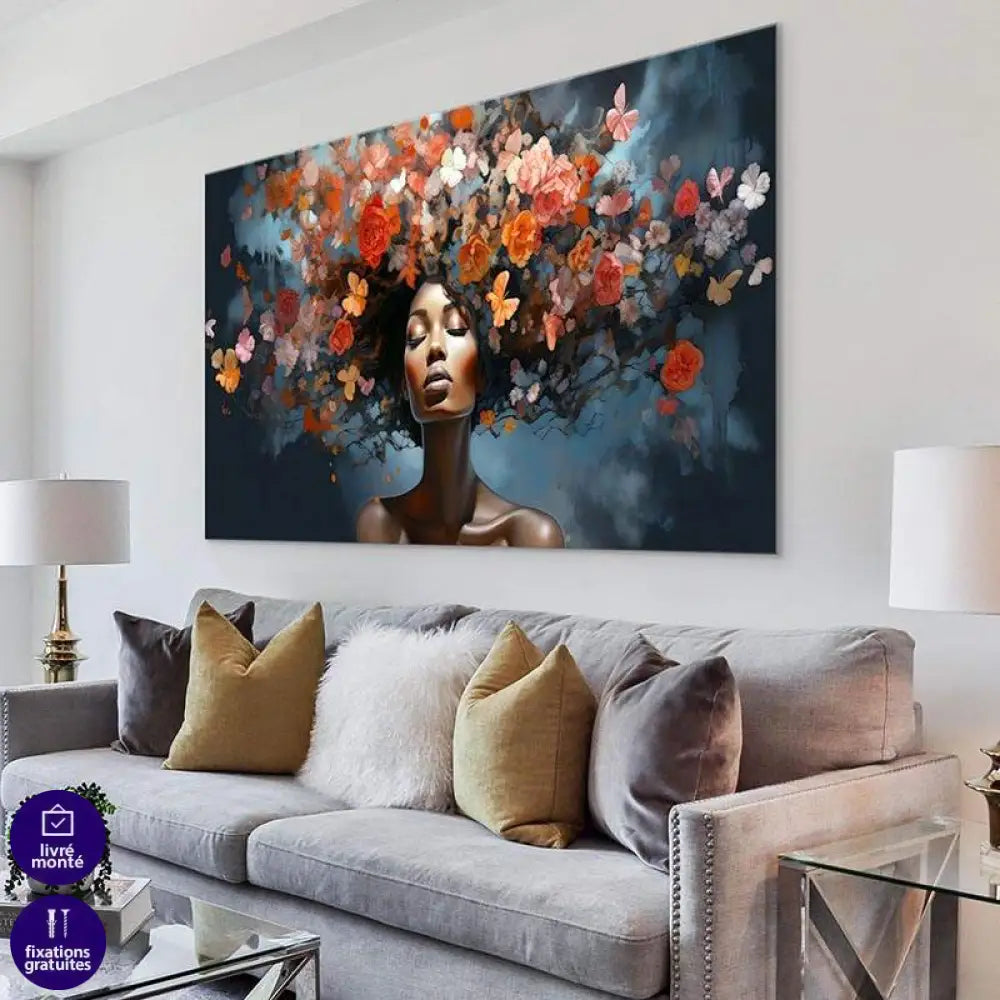 Tableau Moderne Âme en Fleurs Tableau moderne