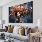 Tableau Moderne Âme en Fleurs Tableau moderne