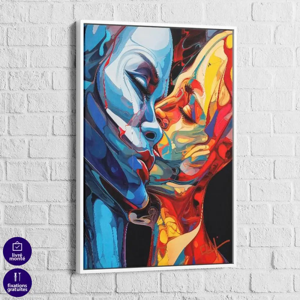 Tableau Moderne Amour de Femme - Montableaudeco