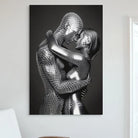 Tableau Moderne Amour Surréaliste 40x60cm / Affiche sans cadre Tableau Femme