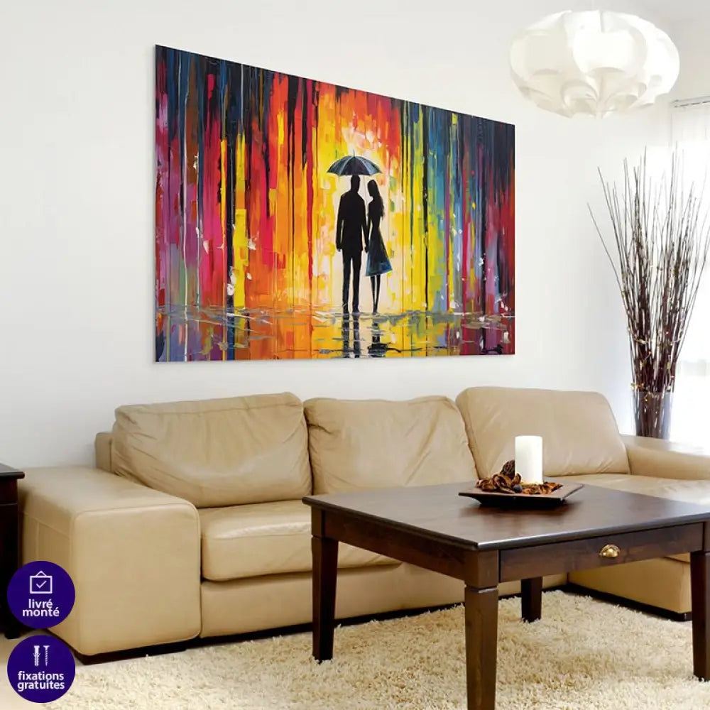 Tableau Moderne Évasion Romantique Tableau Moderne