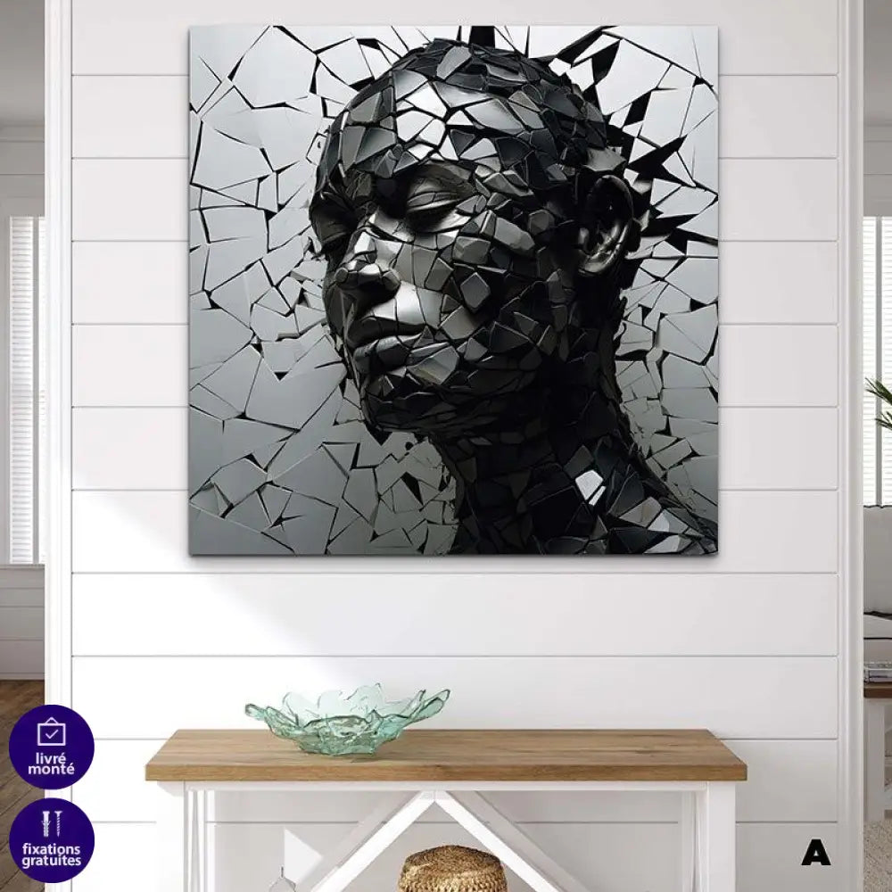 Tableau Moderne Femme Destruction - Montableaudeco