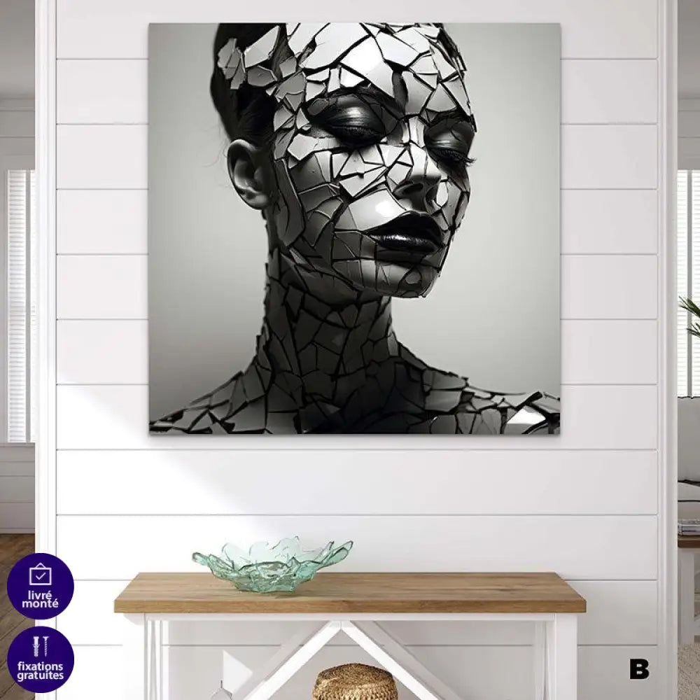 Tableau Moderne Femme Destruction - Montableaudeco