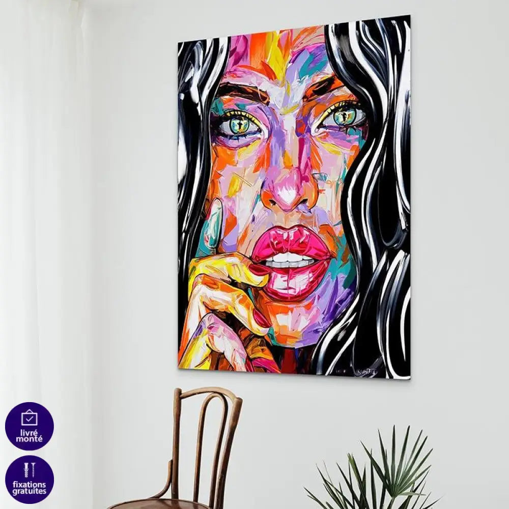 Tableau Moderne Femme Fatale - Montableaudeco