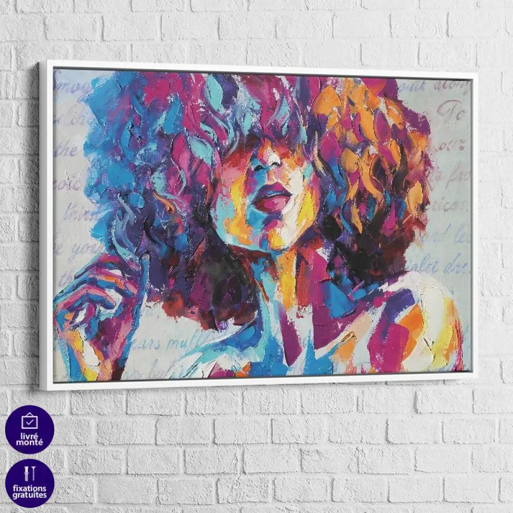 Tableau Moderne Femme Mystérieuse - Montableaudeco