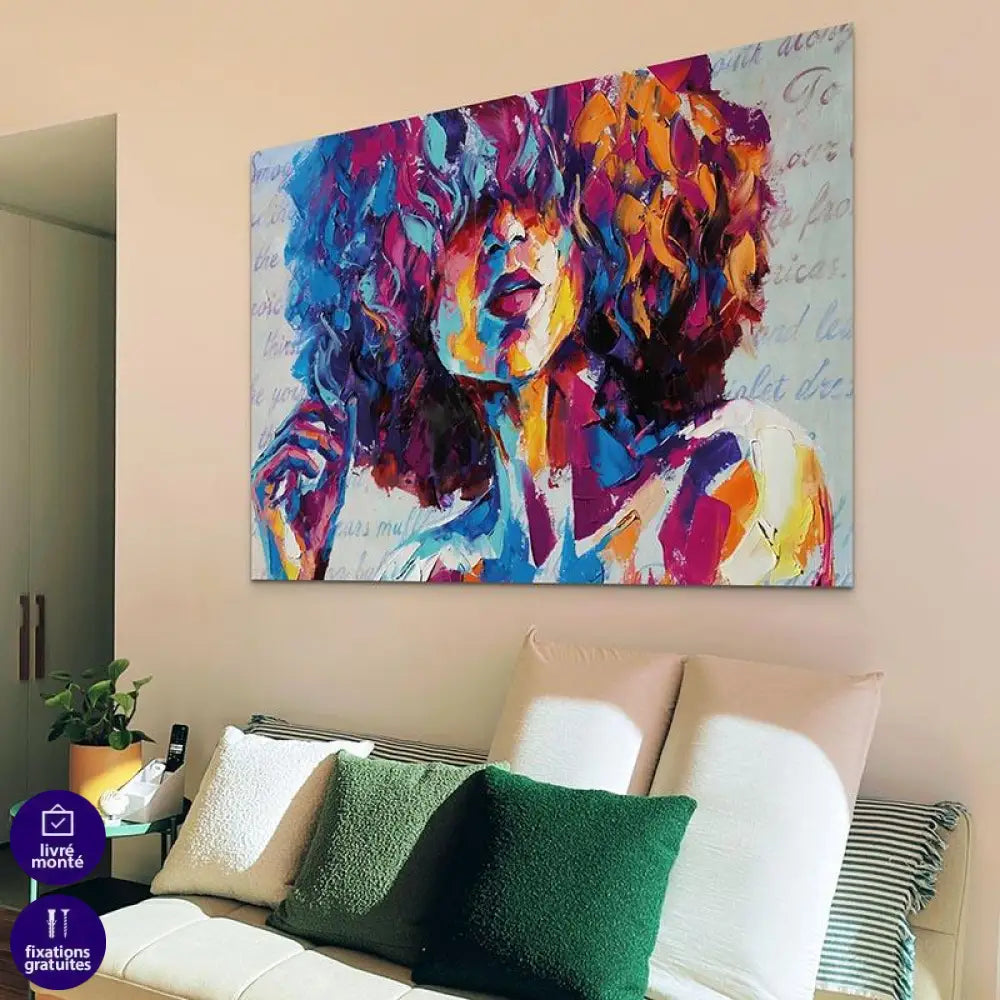 Tableau Moderne Femme Mystérieuse - Montableaudeco