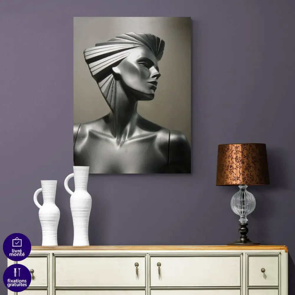 Tableau Moderne Figure Metal - Montableaudeco