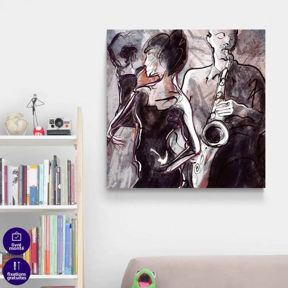 Tableau Moderne La boite de Jazz - Montableaudeco