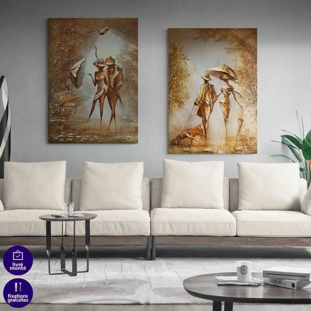 Tableau Moderne La Promenade - Montableaudeco