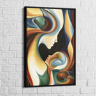 Tableau Moderne L’amour Eternel 40x60cm / Cadre Noir Tableau moderne