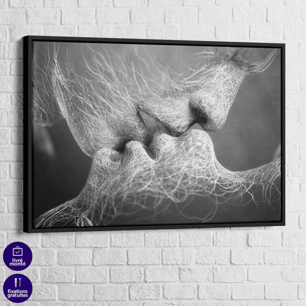 Tableau Moderne Le Kiss - Montableaudeco