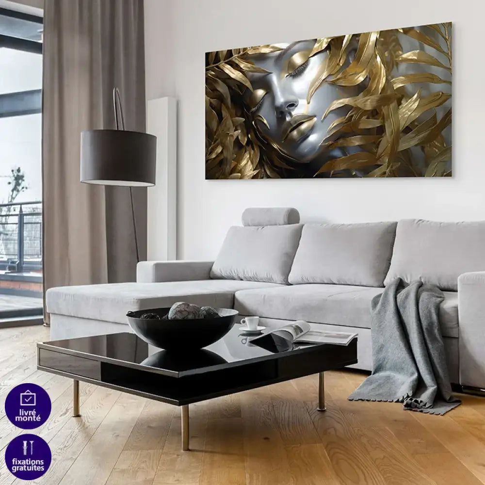 Tableau Moderne Silence d’Or Tableau moderne