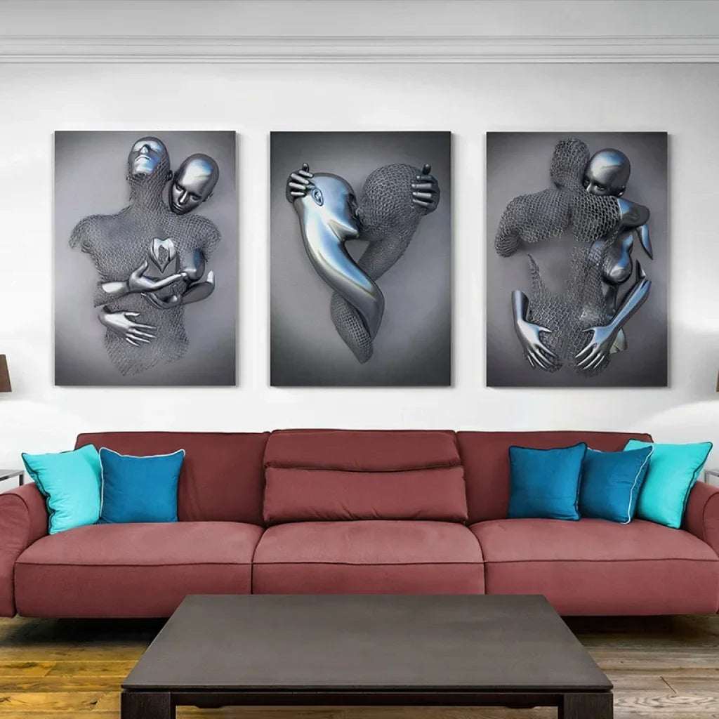 Tableau moderne élégant pour déco intérieure, tableau moderne unique et contemporain