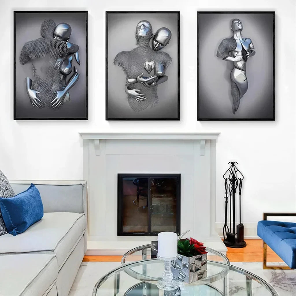 Tableau moderne élégant pour déco intérieure, tableau moderne unique et contemporain