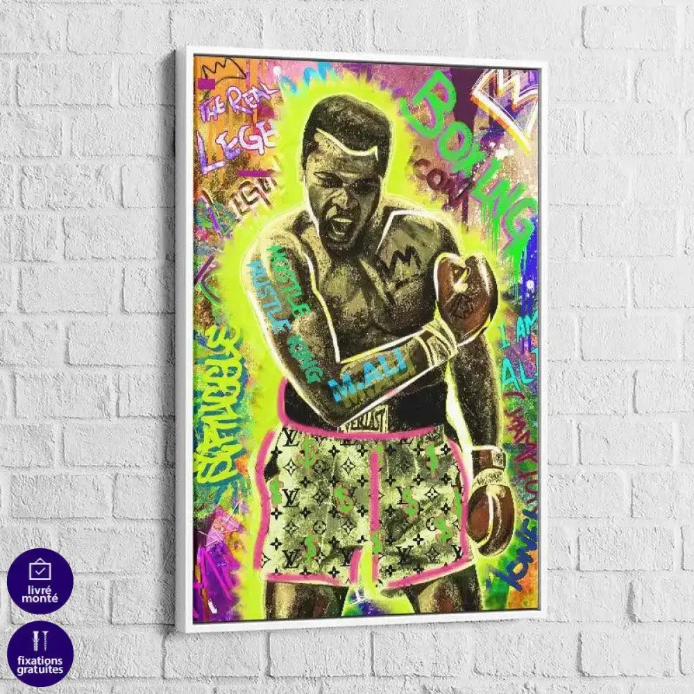 Tableau Mohamed Ali Louis Vuitton - Montableaudeco