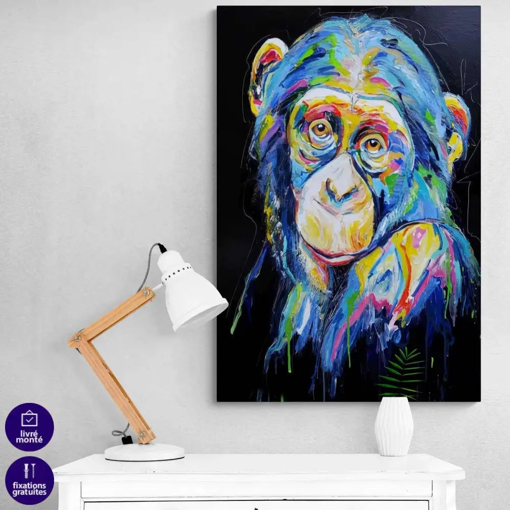 Tableau Mon Jolie Singe - Montableaudeco