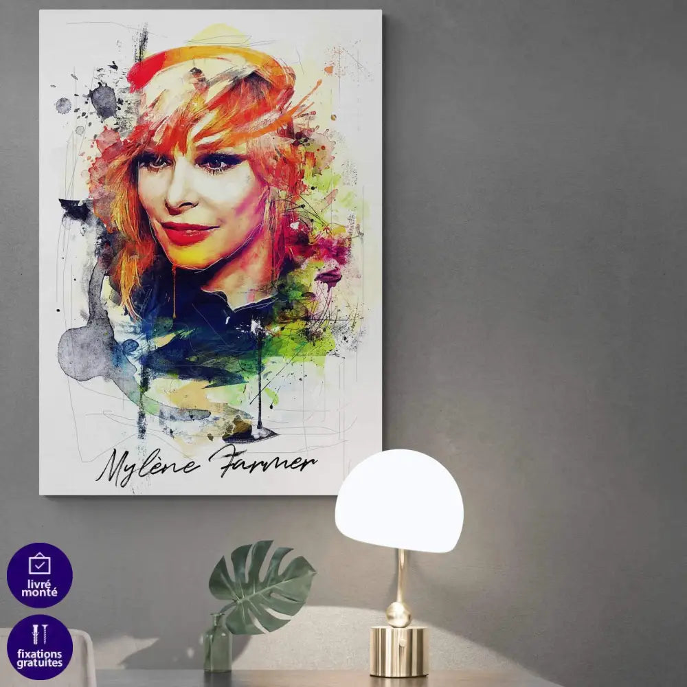 Tableau Mylène Farmer Edition Limitée - Montableaudeco