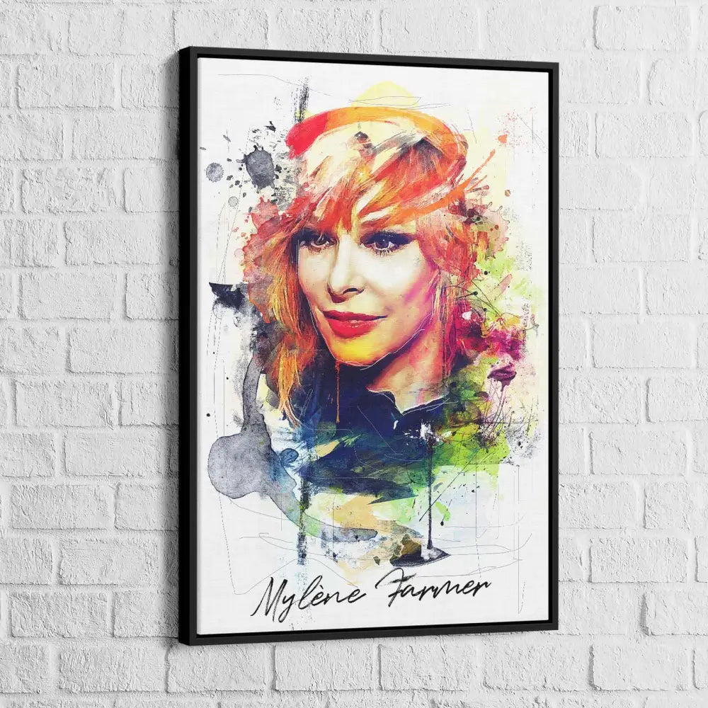 Tableau Mylène Farmer Edition Limitée - Montableaudeco