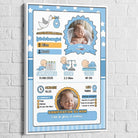 tableau naissance garçon avec informations complètes

