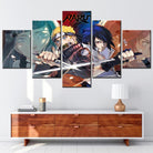 Tableau Naruto 5 Parties Confrontation - Montableaudeco