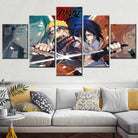 Tableau Naruto 5 Parties Confrontation - Montableaudeco