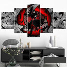 Tableau Naruto 5 Parties Corbeau - Montableaudeco