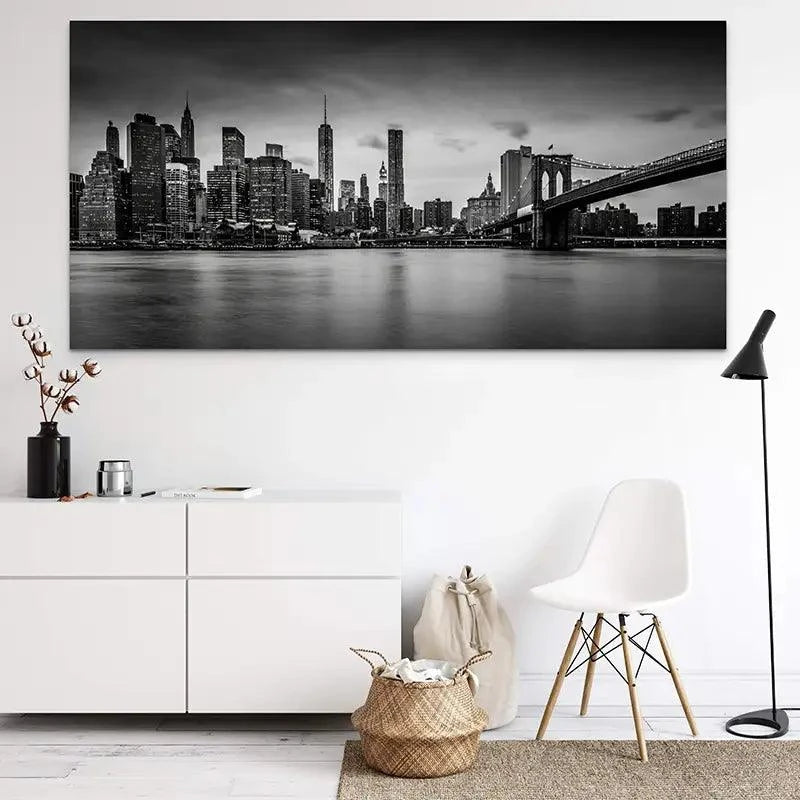 Tableau New York Noir et Blanc - Montableaudeco