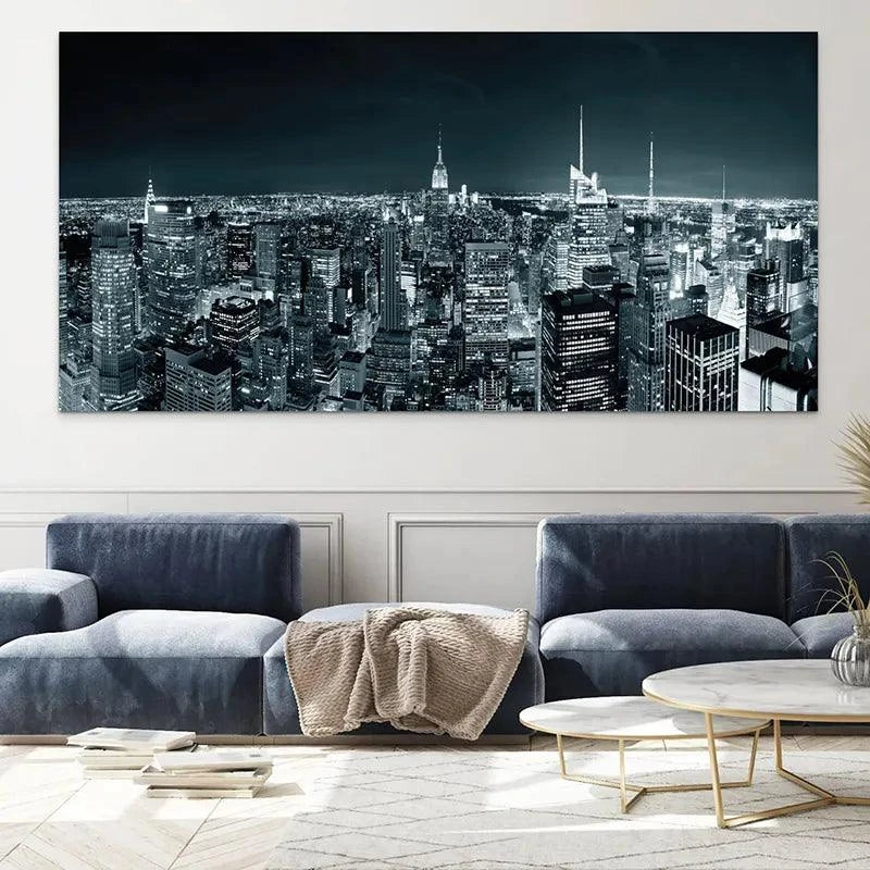 Tableau New York Ville Noir et Blanc - Montableaudeco