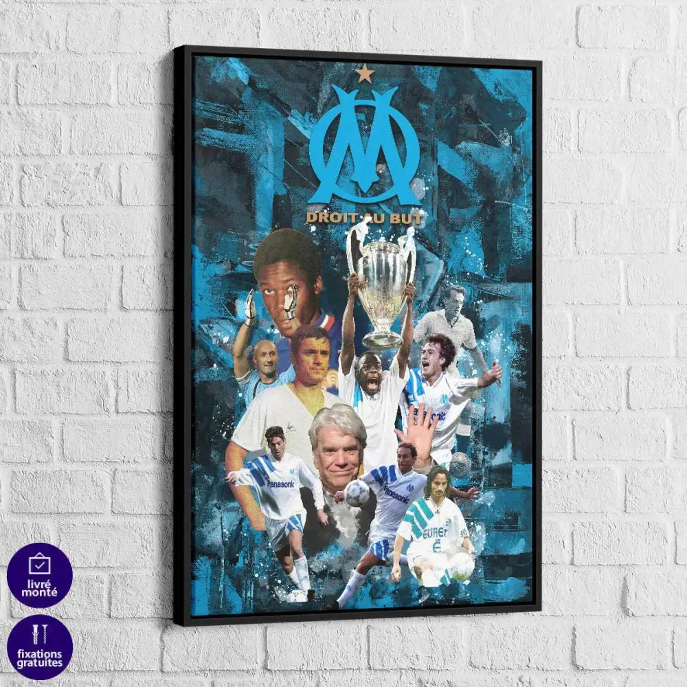 Tableau Olympique de Marseille Légende - Montableaudeco