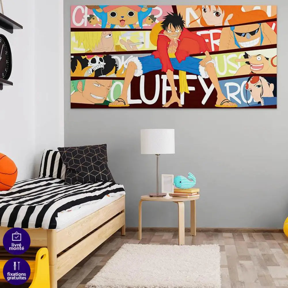 Tableau One Piece Mr Luffy - Montableaudeco