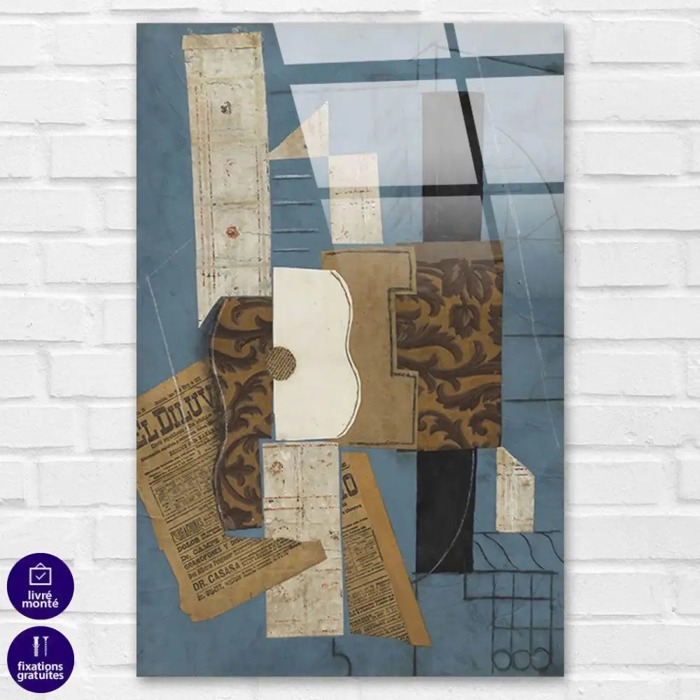 Tableau Pablo Picasso Collection Guitare 1913 - Montableaudeco