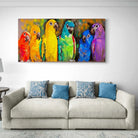 Tableau Perroquets Coloré - Montableaudeco