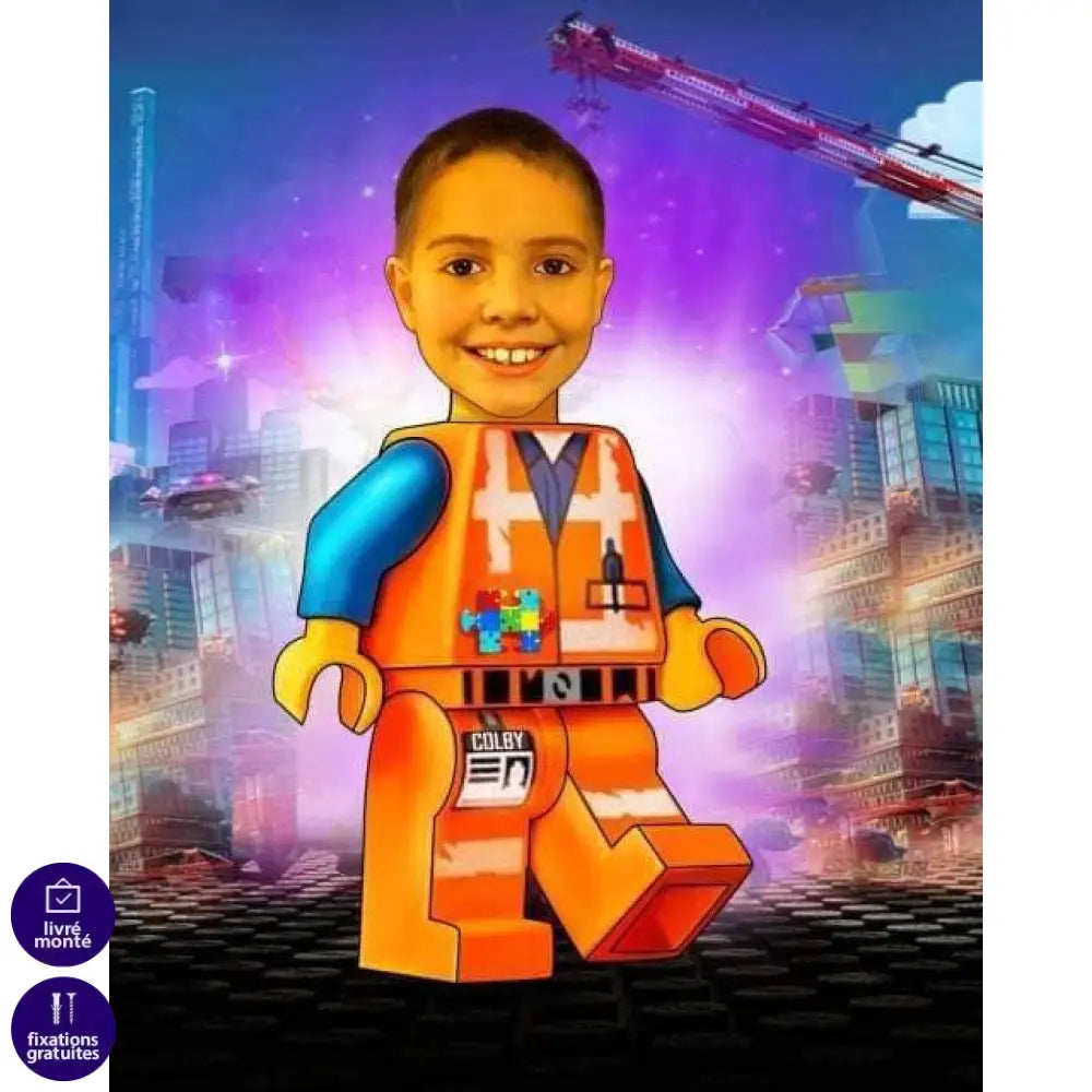 Tableau Personnalisé Enfant Gaming & Contes de Fées - Montableaudeco