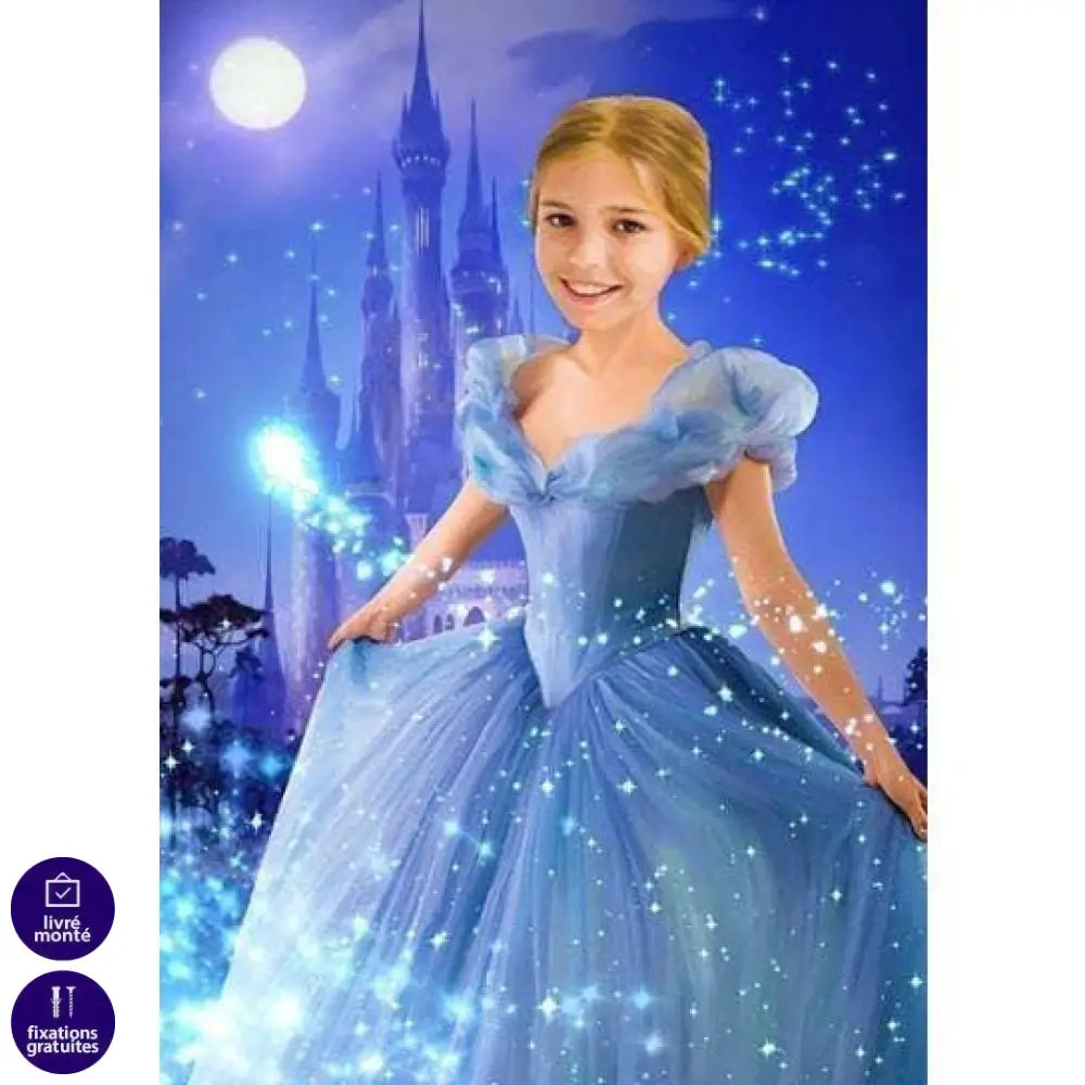 Tableau Personnalisé Enfant Gaming & Contes de Fées - Montableaudeco