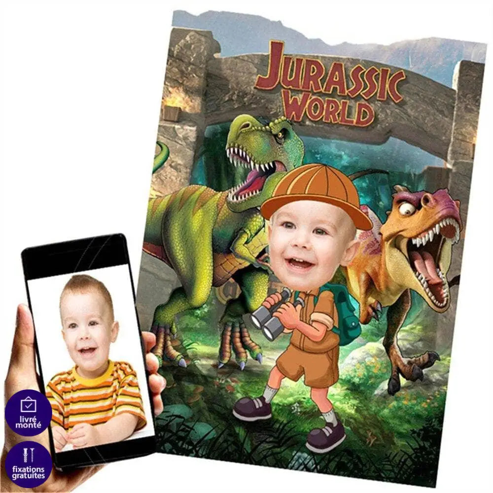 Tableau Personnalisé Enfant Gaming & Contes de Fées - Montableaudeco