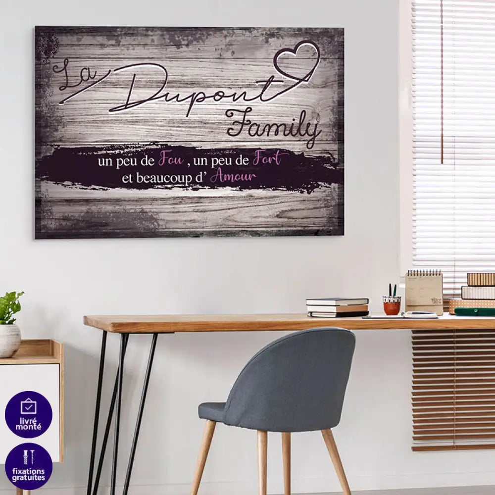 Tableau Personnalisé Family 2