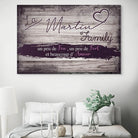 Tableau Personnalisé Prénoms Family Tableau Personnalisé