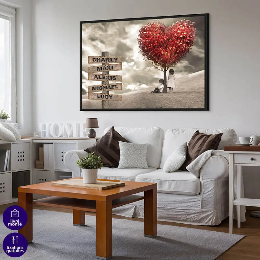Tableau Personnalisé Prénoms Les Enfants
