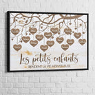 Tableau Personnalisé Prénoms Petits Enfants - Montableaudeco
