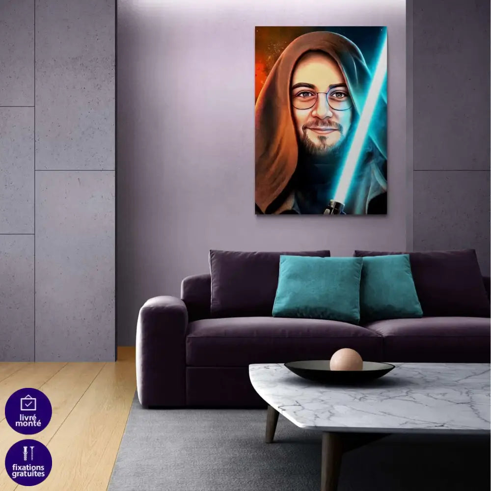 Tableau Personnalisé Star Wars Jedi - Montableaudeco