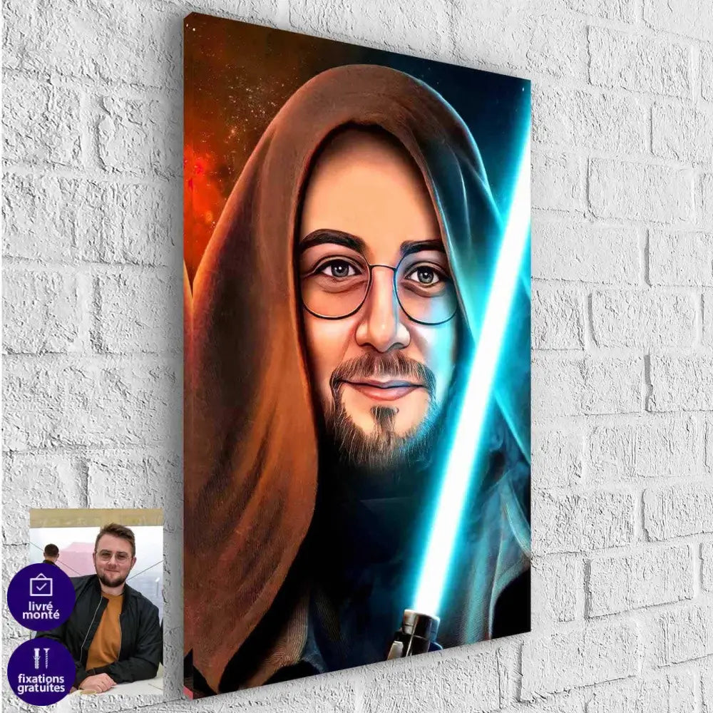 Tableau Personnalisé Star Wars Jedi - Montableaudeco